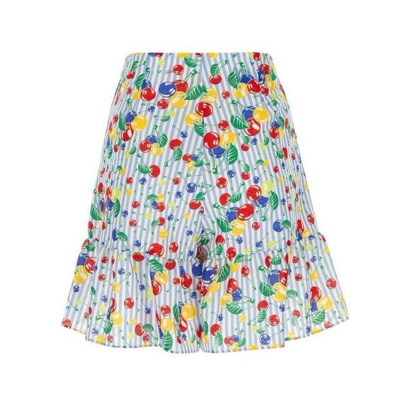 NEW GUCCI SHORTS CHERRY Striped Print Cherries 739766 Sz 42 IT
